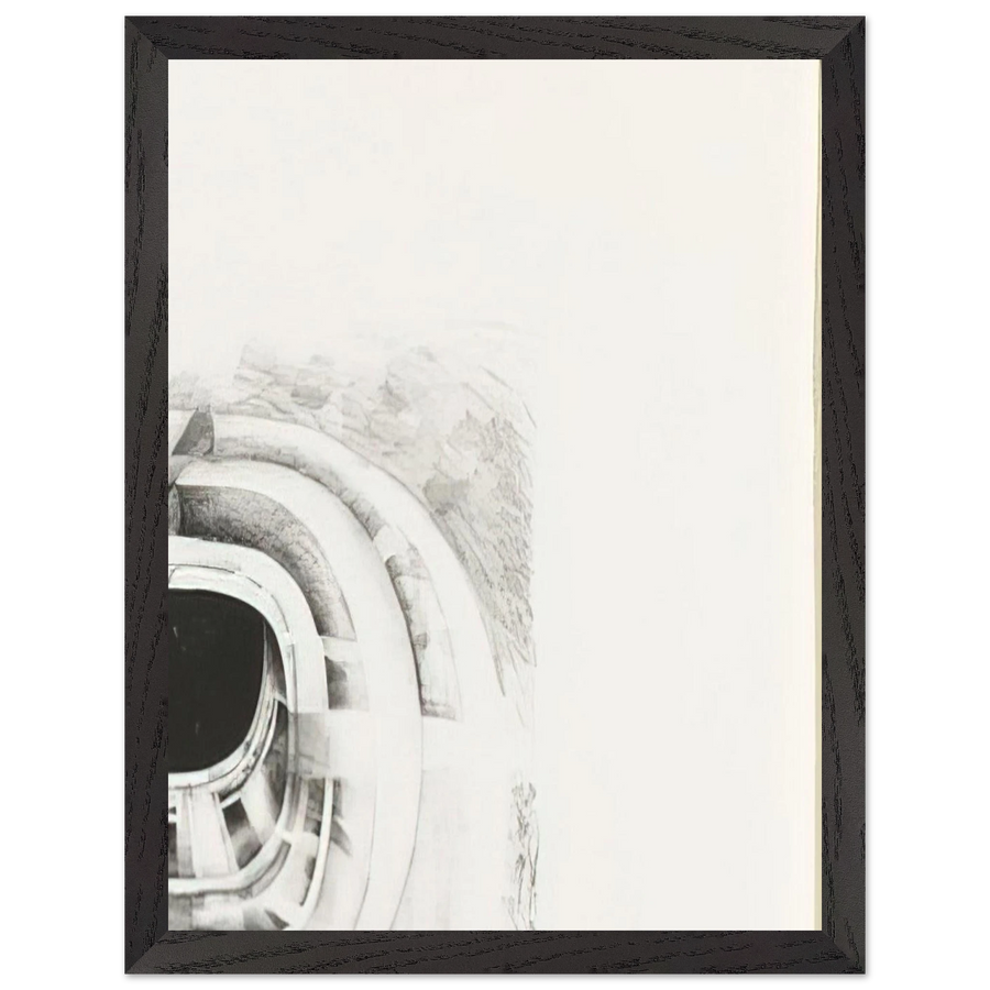 NINTH STONE 1968 by Lee Bontecou — Framed art print at Zephyeer