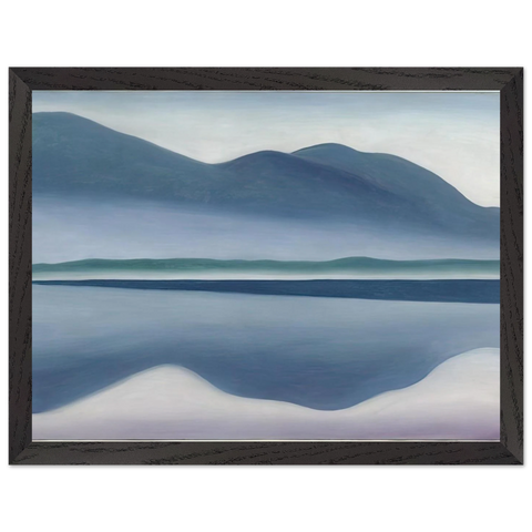 Lake George  formerly Reflection Seascape by Georgia O'Keeffe — Framed art print at Zephyeer