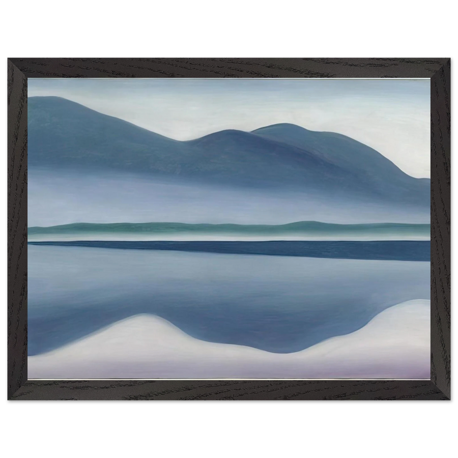Lake George  formerly Reflection Seascape by Georgia O'Keeffe — Framed art print at Zephyeer