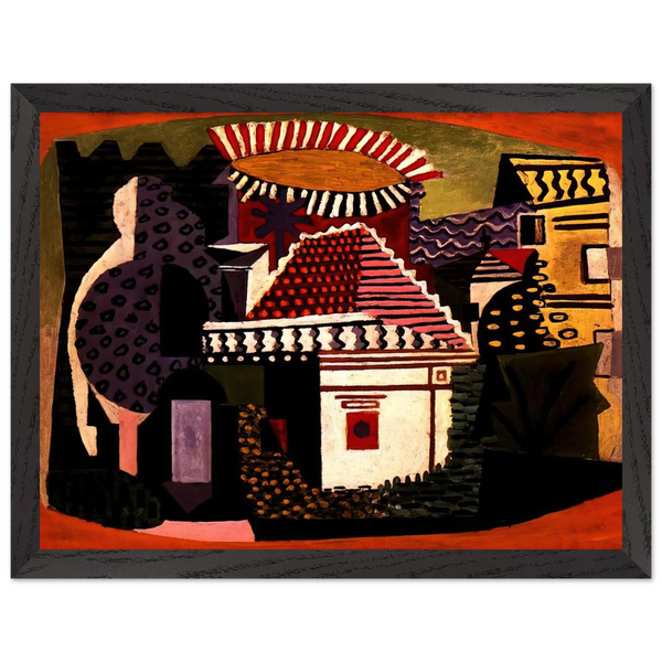 Landscape of Juan-les-Pins by Pablo Picasso — Framed art print at Zephyeer