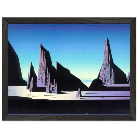 Desert Rocks by Eyvind Earle — Framed art print at Zephyeer