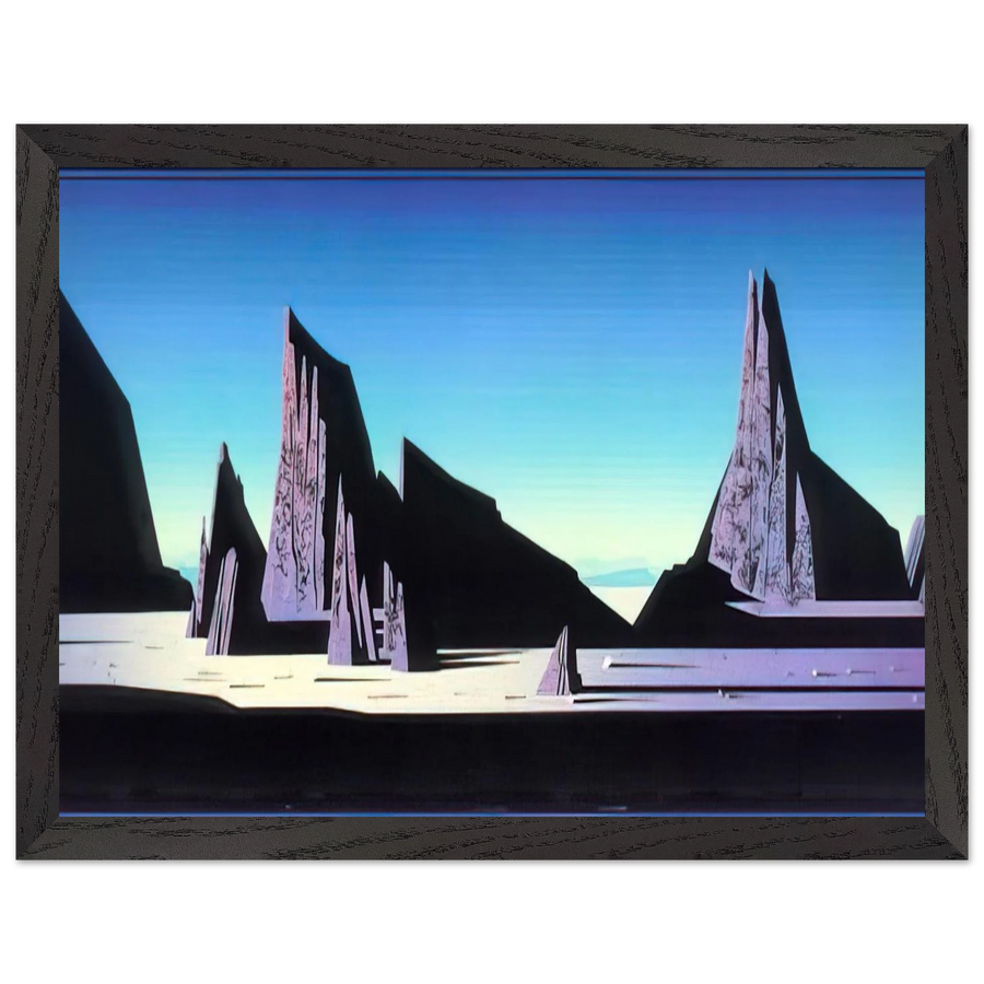 Desert Rocks by Eyvind Earle — Framed art print at Zephyeer