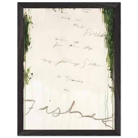 Untitled Part I by Cy Twombly — Framed art print at Zephyeer