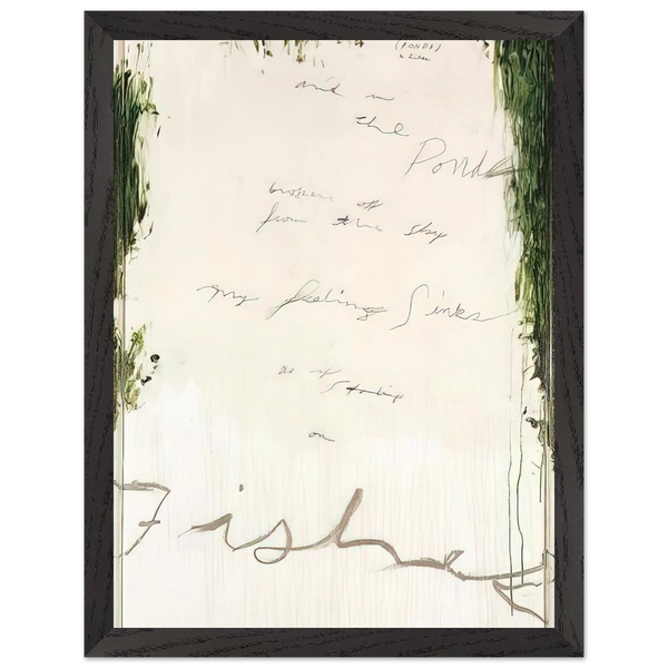 Untitled Part I by Cy Twombly — Framed art print at Zephyeer