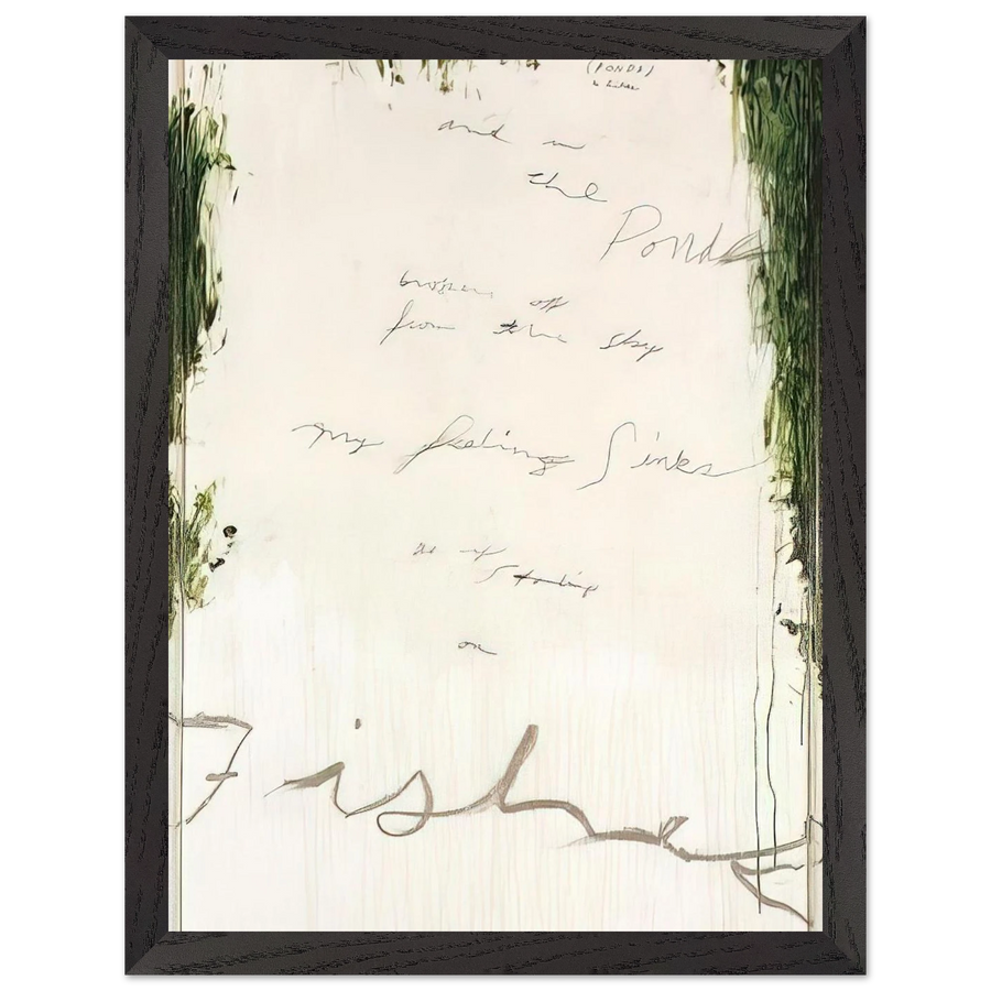Untitled Part I by Cy Twombly — Framed art print at Zephyeer