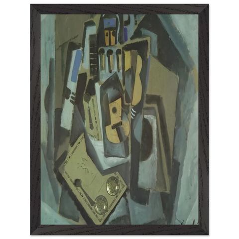 PIERROT AND GUITAR by Salvador Dali — Framed art print at Zephyeer