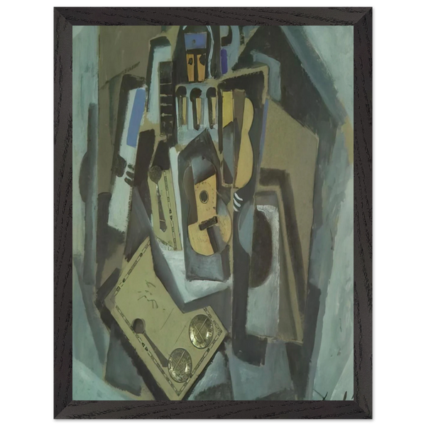 PIERROT AND GUITAR by Salvador Dali — Framed art print at Zephyeer
