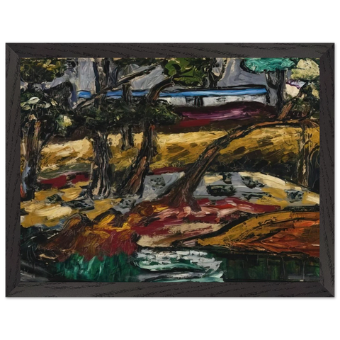 Landscape - Expressionism by Forrest Bess — Framed art print at Zephyeer