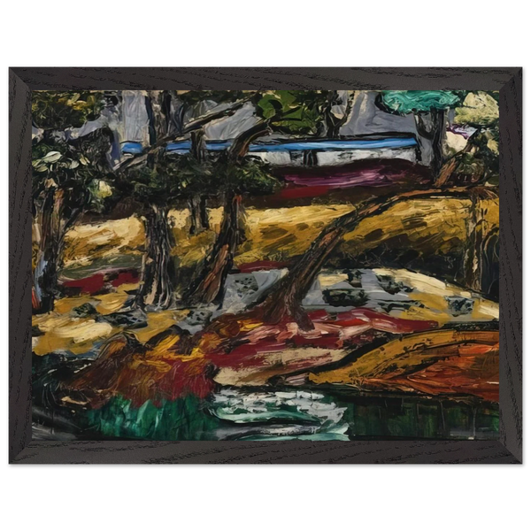 Landscape - Expressionism by Forrest Bess — Framed art print at Zephyeer