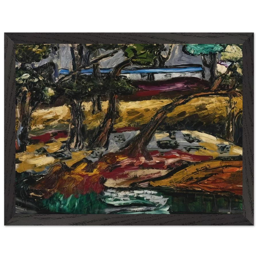 Landscape - Expressionism by Forrest Bess — Framed art print at Zephyeer
