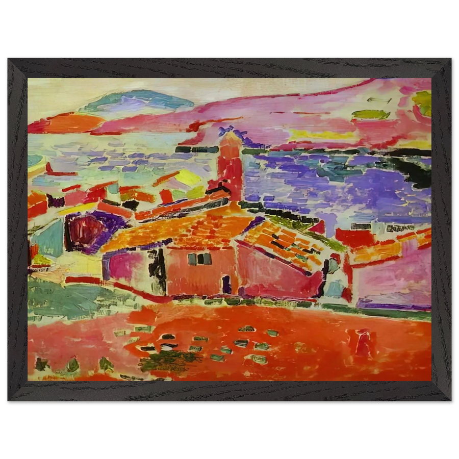 VIEW OF COLLIOURE 1 by Henri Matisse — Framed art print at Zephyeer