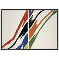 Alpha Epsilon (1960) by Morris Louis, framed poster, view 2