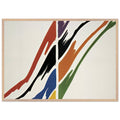Alpha Epsilon (1960) by Morris Louis, framed poster, view 4