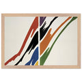Alpha Epsilon (1960) by Morris Louis, framed poster, view 5