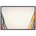 Alpha Phi (1961) by Morris Louis, framed poster
