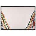 Alpha Pi (1960) by Morris Louis, framed poster