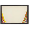 Alpha Upsilon (1960) by Morris Louis, framed poster, view 3