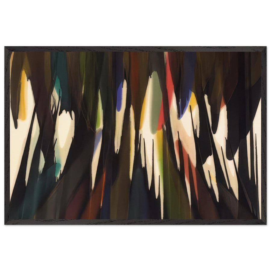 Ambi I (1960) by Morris Louis, framed poster