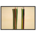 Artwork by Morris Louis, framed poster