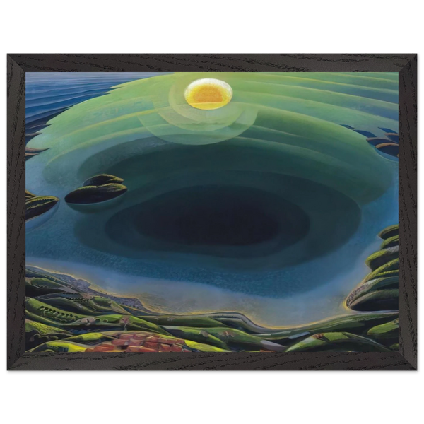 Aurora sul Golfo (1935) by Gerardo Dottori, framed poster