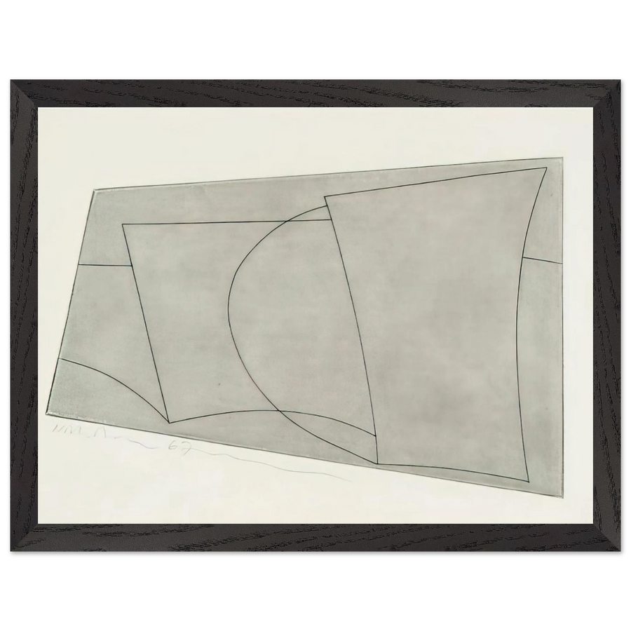 Aegean 2 - 1967 by Ben Nicholson — Framed art print at Zephyeer