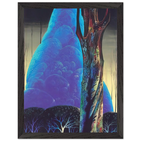 Blue Nocturne by Eyvind Earle — Framed art print at Zephyeer