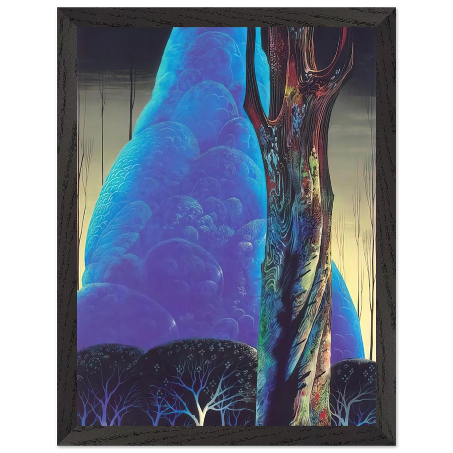 Blue Nocturne by Eyvind Earle — Framed art print at Zephyeer