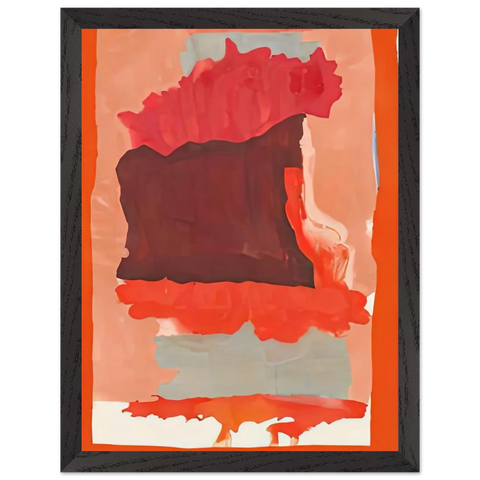 Cape Orange, 1964- by Helen Frankenthaler — Framed art print at Zephyeer