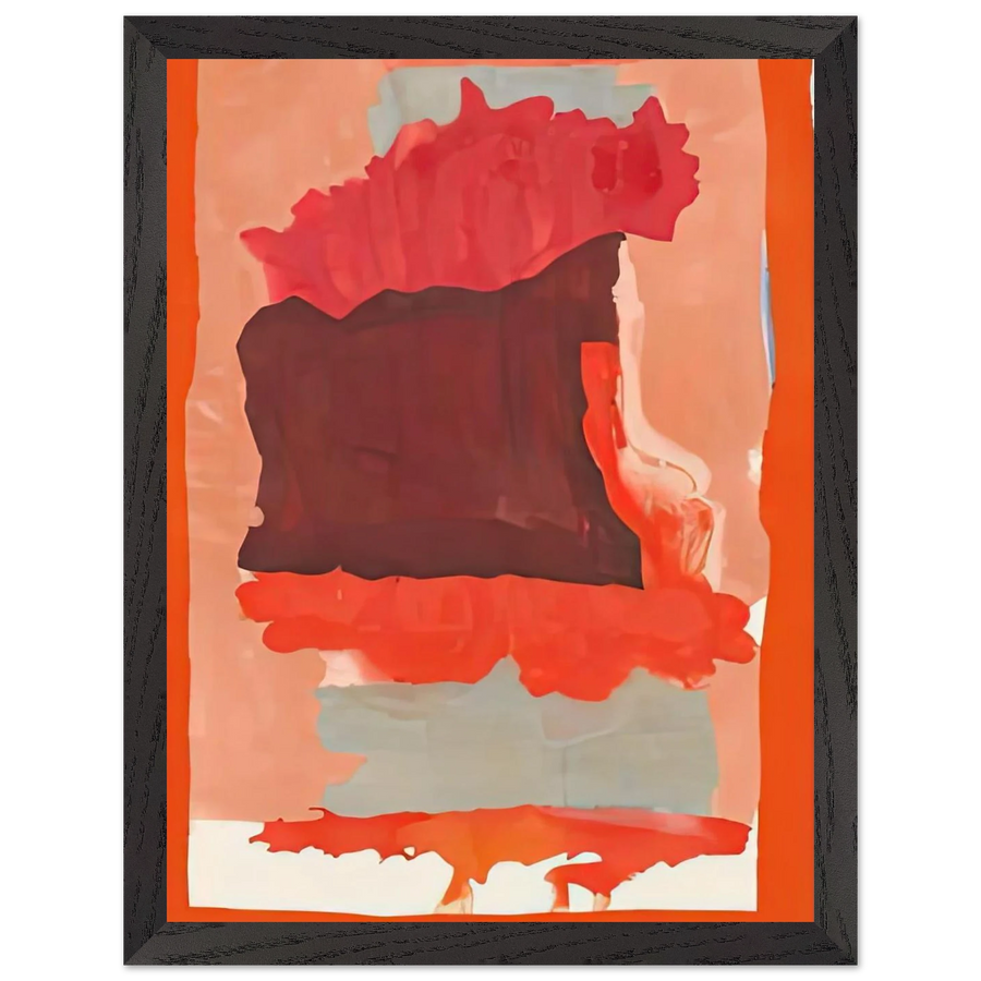Cape Orange, 1964- by Helen Frankenthaler — Framed art print at Zephyeer