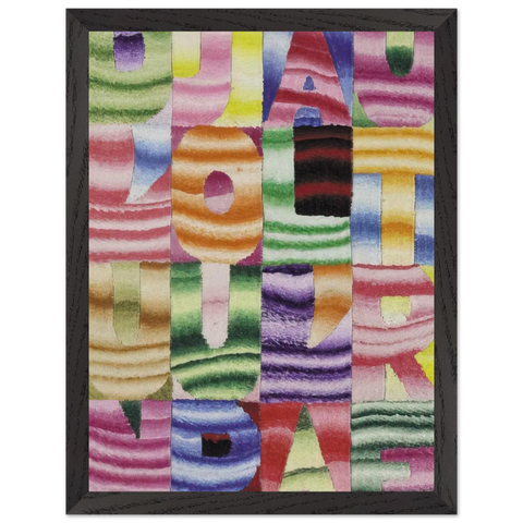 D UN JOUR A L AUTRE by Alighiero Boetti — Framed art print at Zephyeer