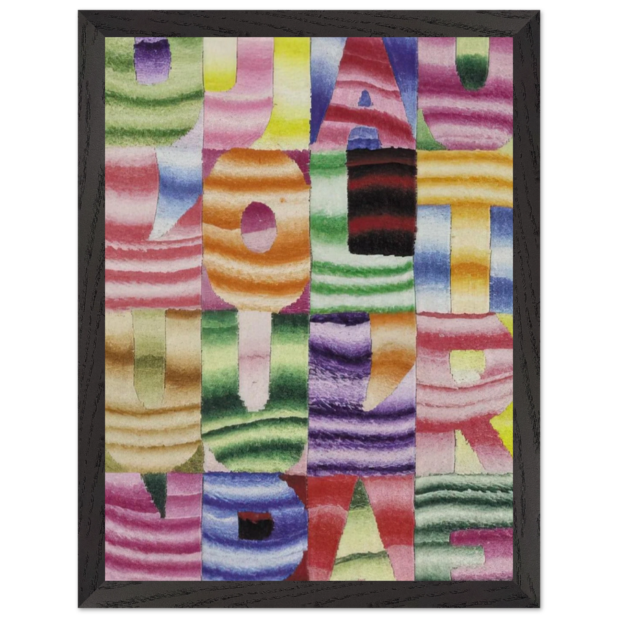 D UN JOUR A L AUTRE by Alighiero Boetti — Framed art print at Zephyeer