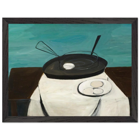 Frying Pan and Basket - 1948 by William Scott — Framed art print at Zephyeer