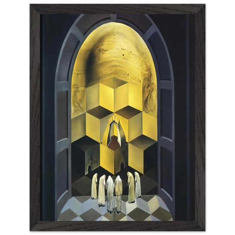 SKULL OF ZURBARAN by Salvador Dali — Framed art print at Zephyeer