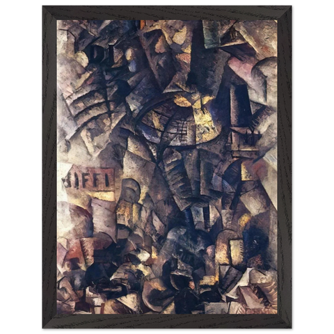 GALLERIA IN MILAN by Carlo Carra — Framed art print at Zephyeer