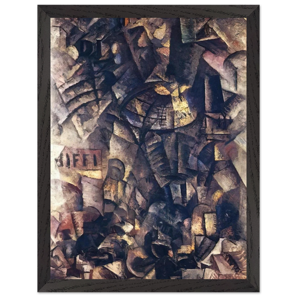 GALLERIA IN MILAN by Carlo Carra — Framed art print at Zephyeer