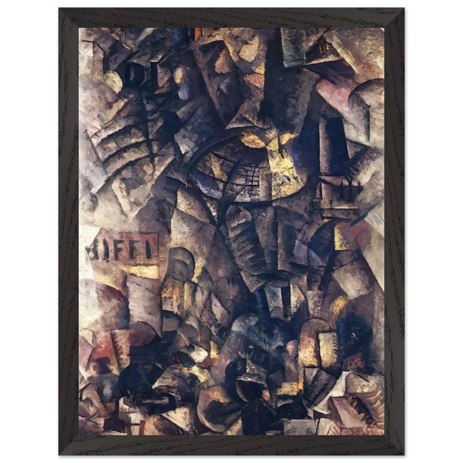 GALLERIA IN MILAN by Carlo Carra — Framed art print at Zephyeer