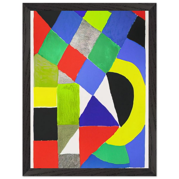 SQUARES by Sonia Delaunay — Framed art print at Zephyeer