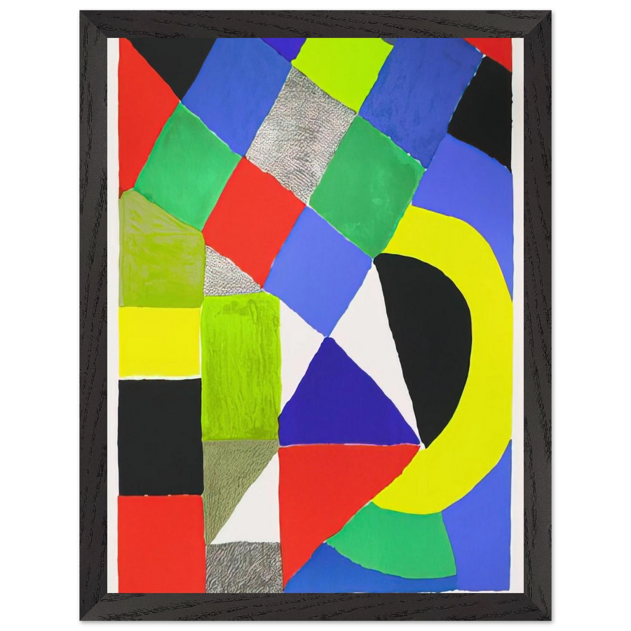 SQUARES by Sonia Delaunay — Framed art print at Zephyeer