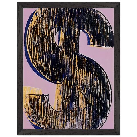 Dollar Sign by Andy Warhol — Framed art print at Zephyeer
