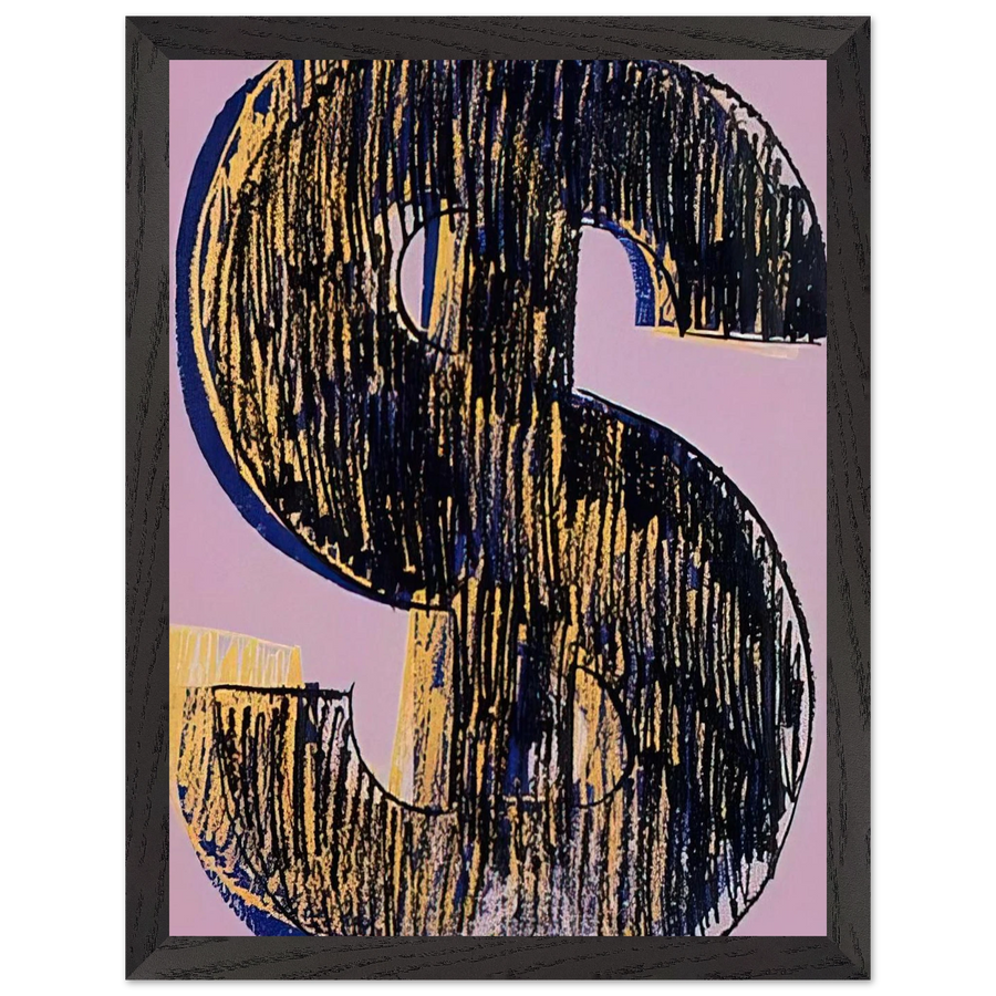 Dollar Sign by Andy Warhol — Framed art print at Zephyeer