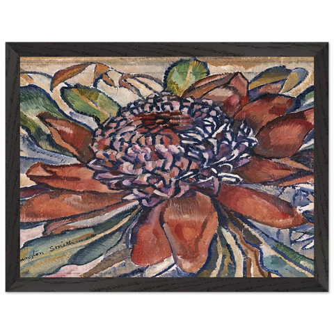 Waratah - 1928 by Grace Cossington Smith — Framed art print at Zephyeer