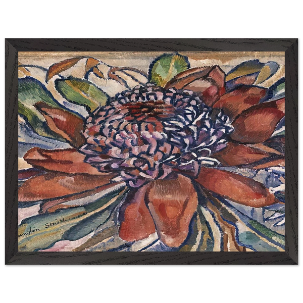 Waratah - 1928 by Grace Cossington Smith — Framed art print at Zephyeer