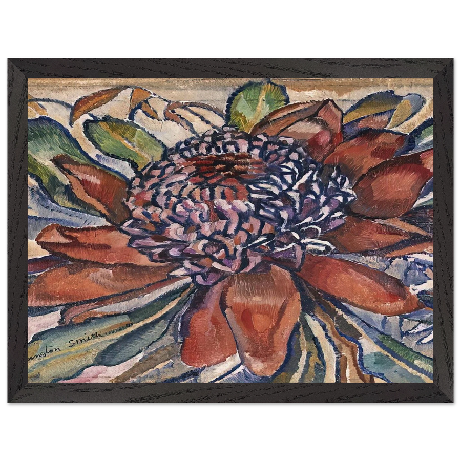Waratah - 1928 by Grace Cossington Smith — Framed art print at Zephyeer