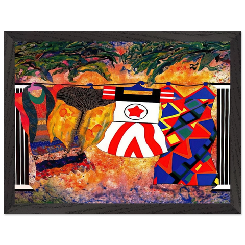 Yard Sale - 1993 by Miriam Schapiro — Framed art print at Zephyeer