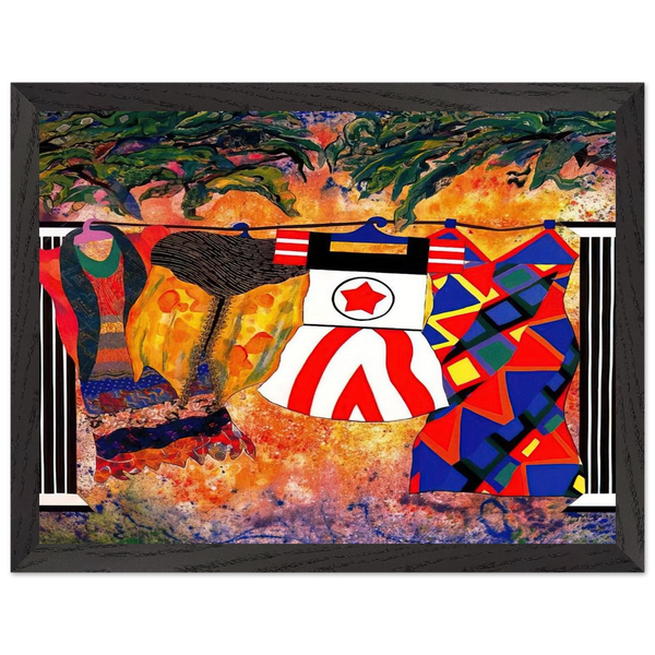 Yard Sale - 1993 by Miriam Schapiro — Framed art print at Zephyeer