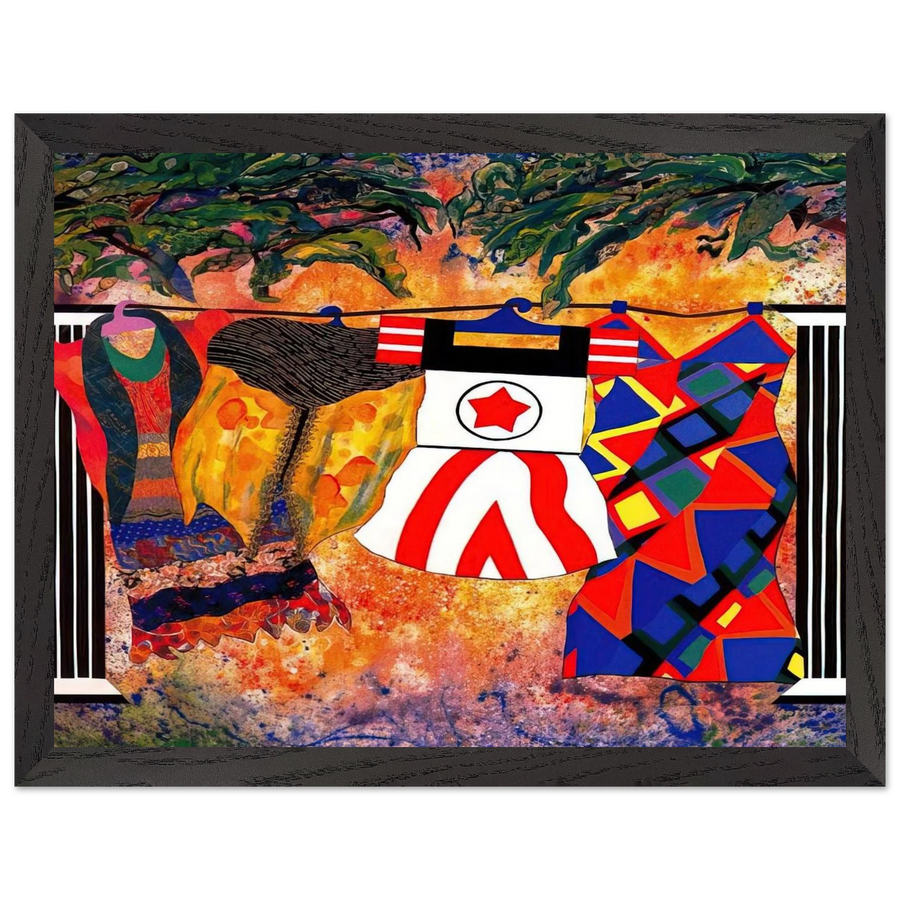 Yard Sale - 1993 by Miriam Schapiro — Framed art print at Zephyeer