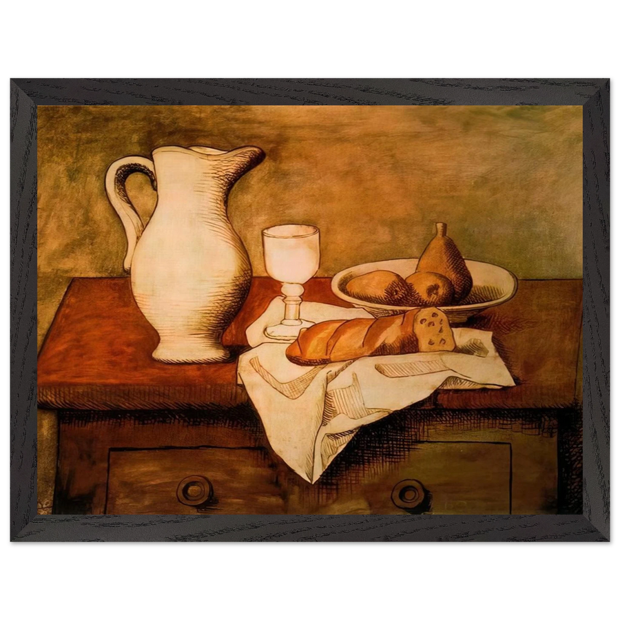 Still life with jug and bread - 1921 by Pablo Picasso — Framed art print at Zephyeer