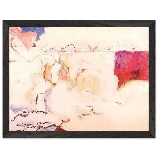 Untitled - Lyrical Abstraction by Menez — Framed art print at Zephyeer