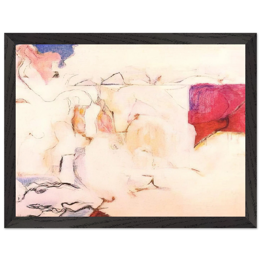 Untitled - Lyrical Abstraction by Menez — Framed art print at Zephyeer