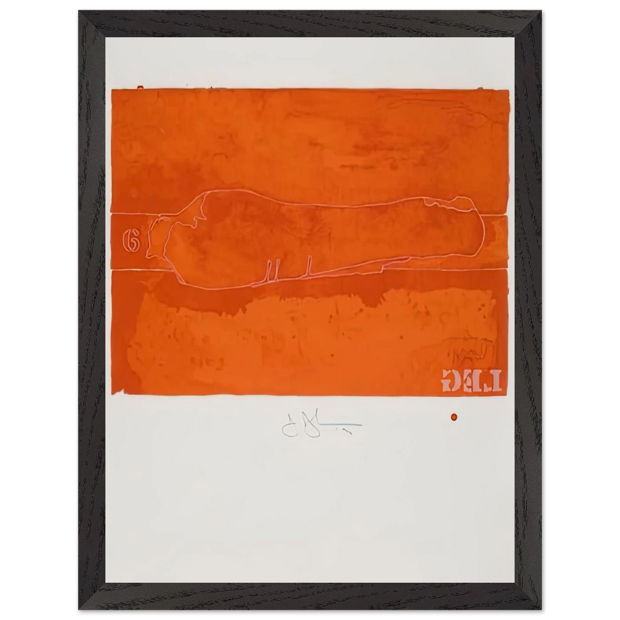CASTS FROM UNTITLED LEG 1974 by Jasper Johns — Framed art print at Zephyeer